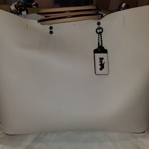 Coach Rogue Tote With Rivets NWOT